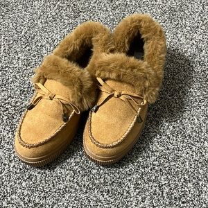 Ladies bamboo slip on